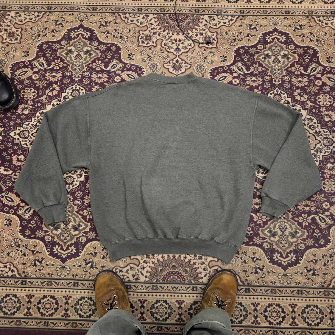 90s 빈티지 러셀 스웻셔츠 다크 그레이 XXL 상품이미지2