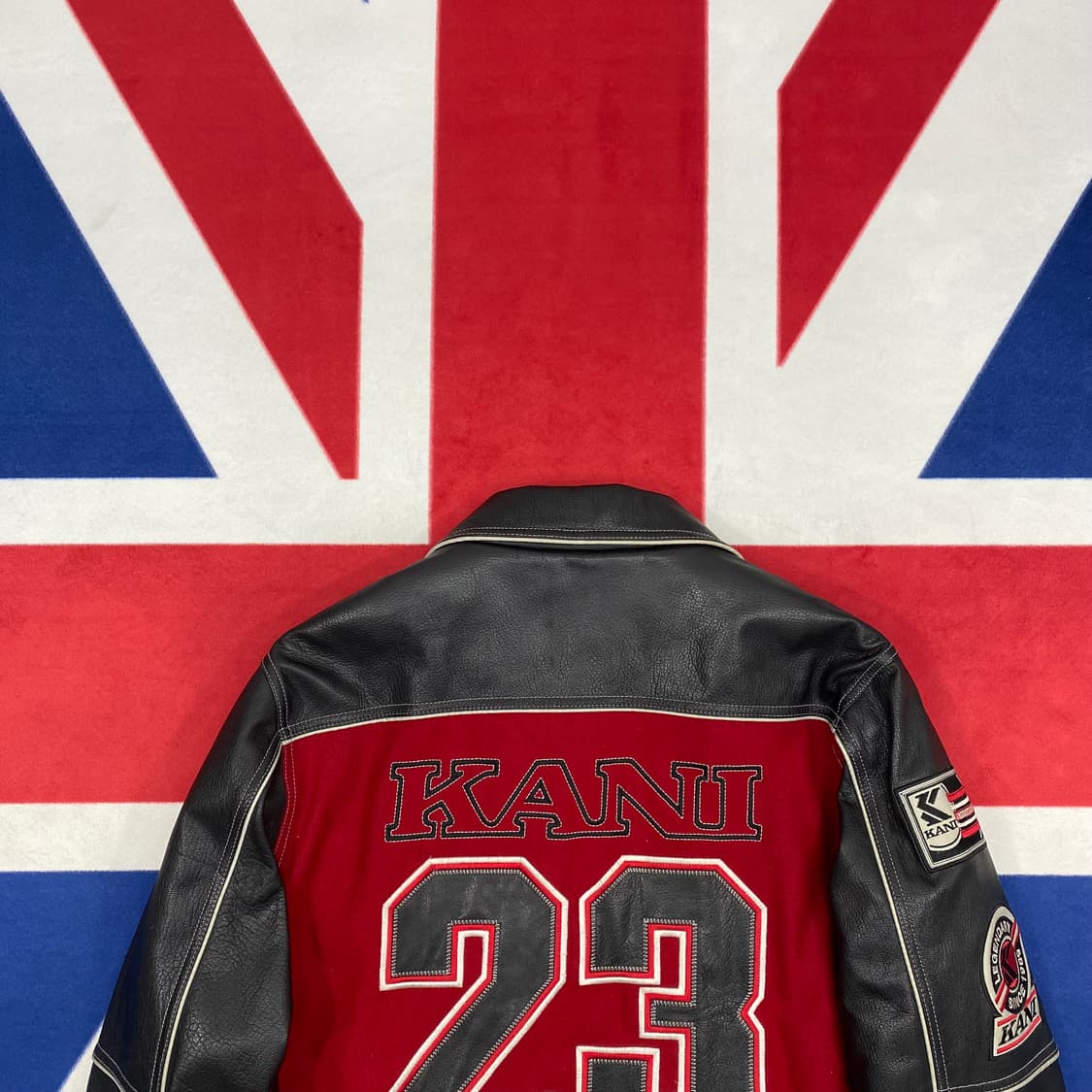 칼카니 올드스쿨 울 레더 바시티자켓 L  상품이미지6