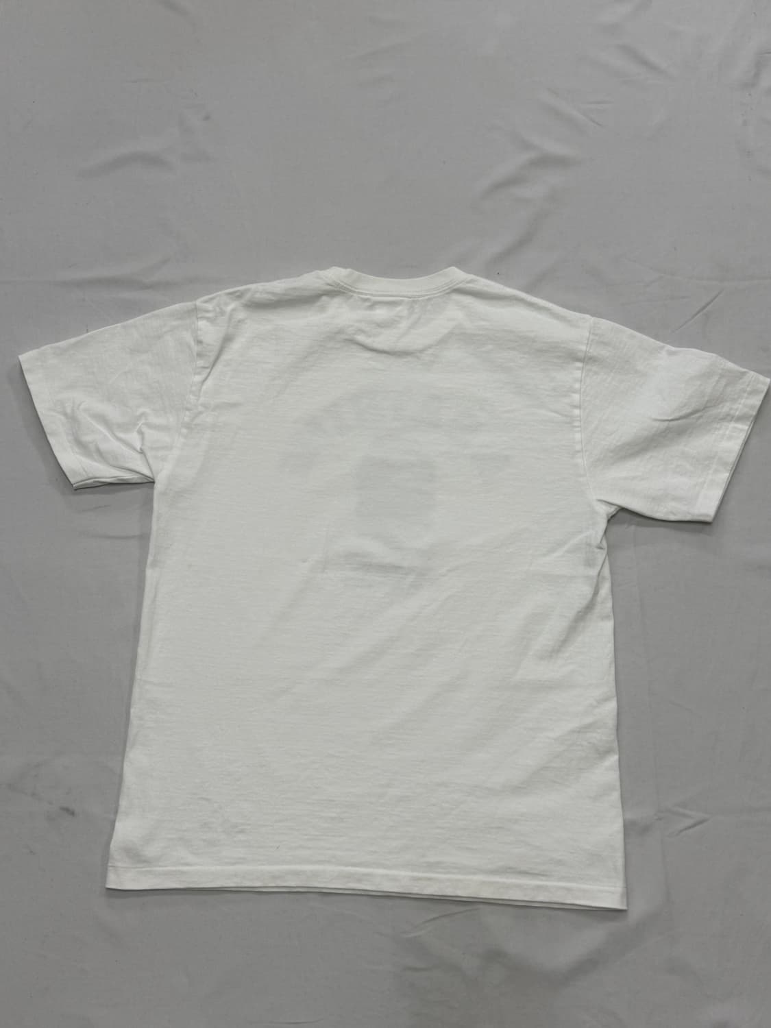 베이프 컬러 카모 컬리지 티셔츠 화이트 퍼플 M 반팔 상품이미지5