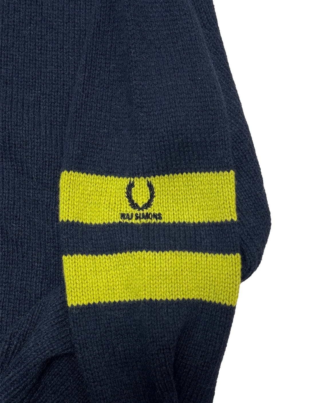 13AW 라프시몬스 X 프레드페리 RS패치 니트 상품이미지4