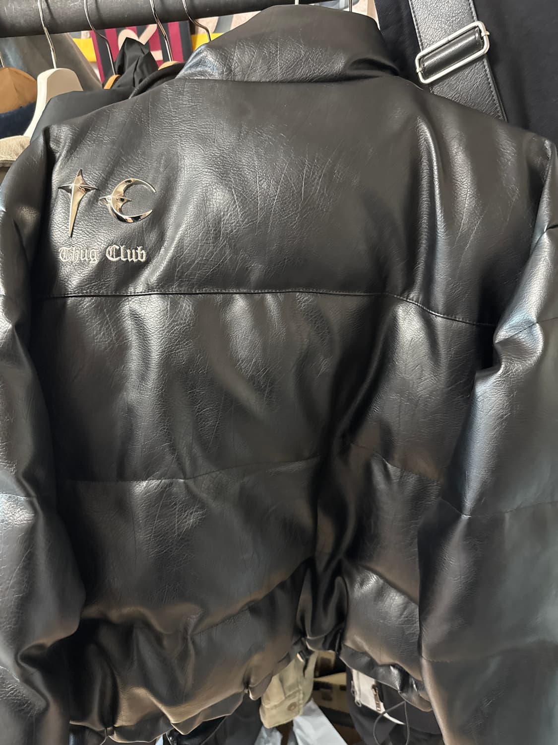 떠그클럽 레더 패딩 2사이즈 상품이미지2