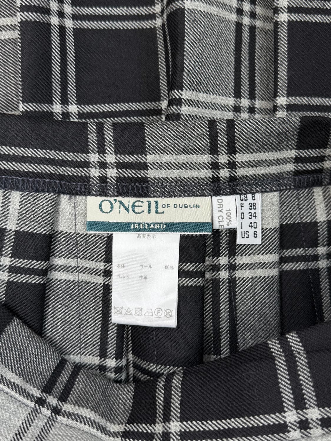 O’NEIL of DUBLIN 프린지 랩스커트 상품이미지3