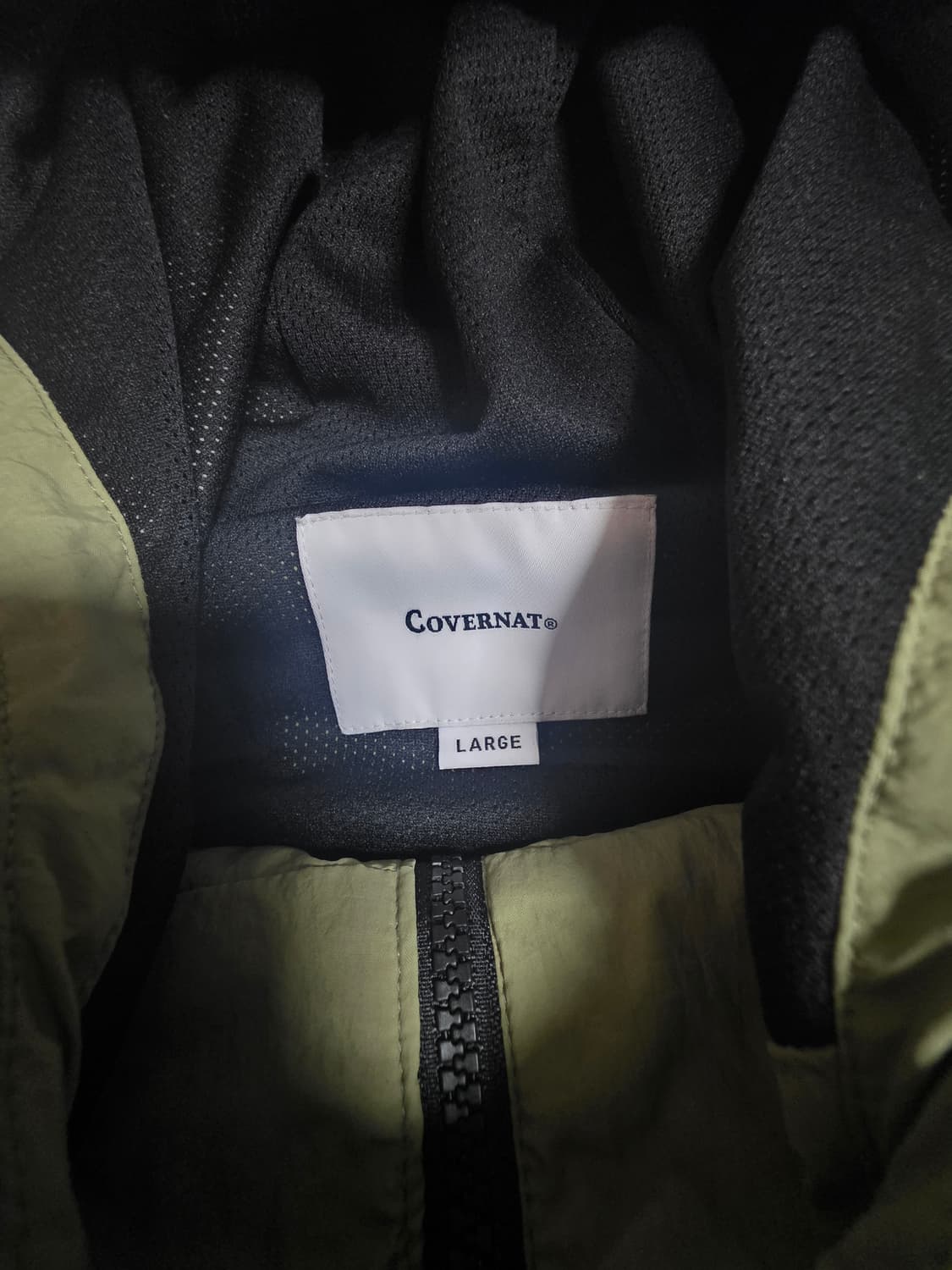 커버낫 아노락 후드 바람막이 카키 L사이즈 상품이미지4