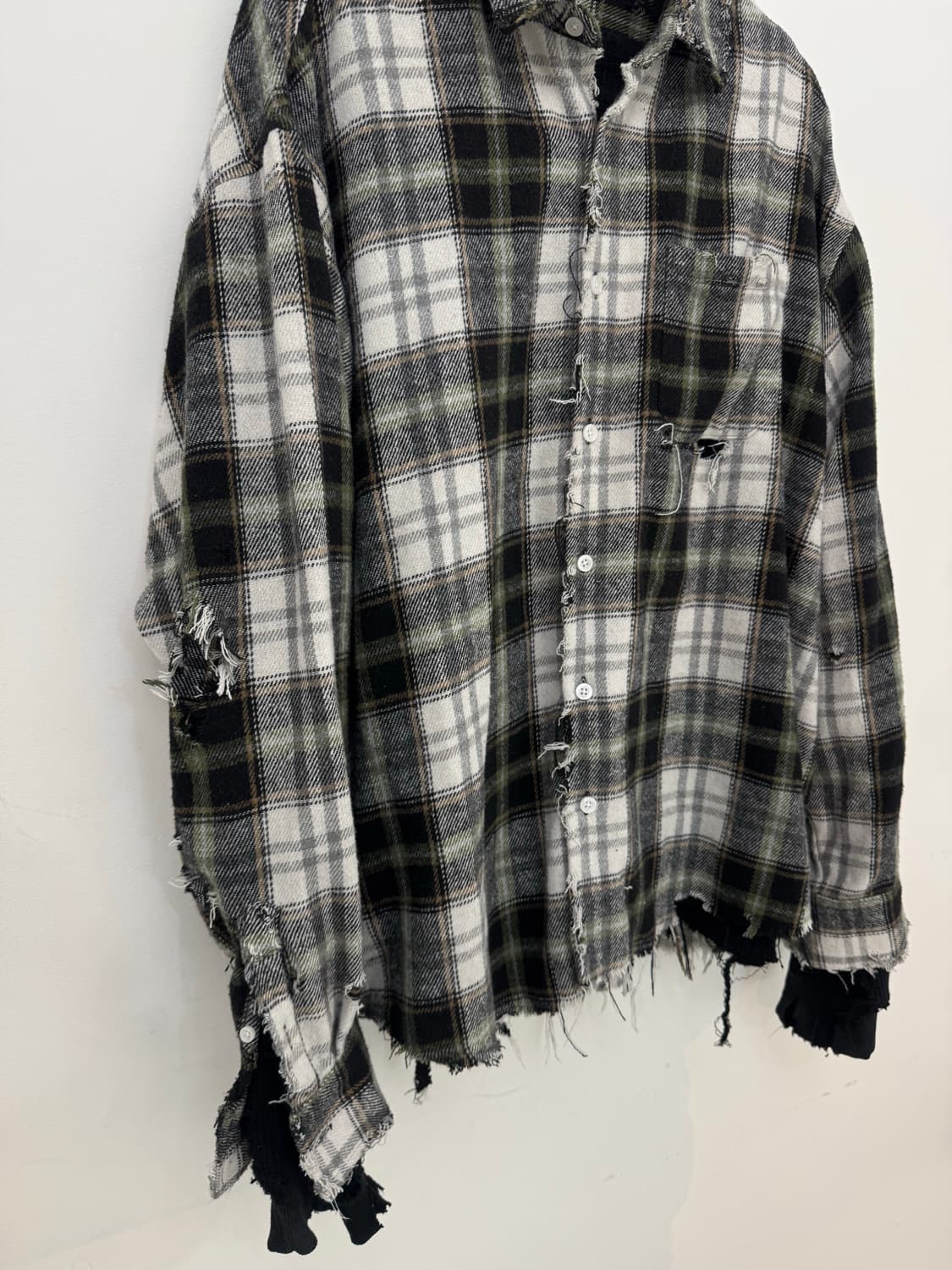 빈티지 체크셔츠 상품이미지3