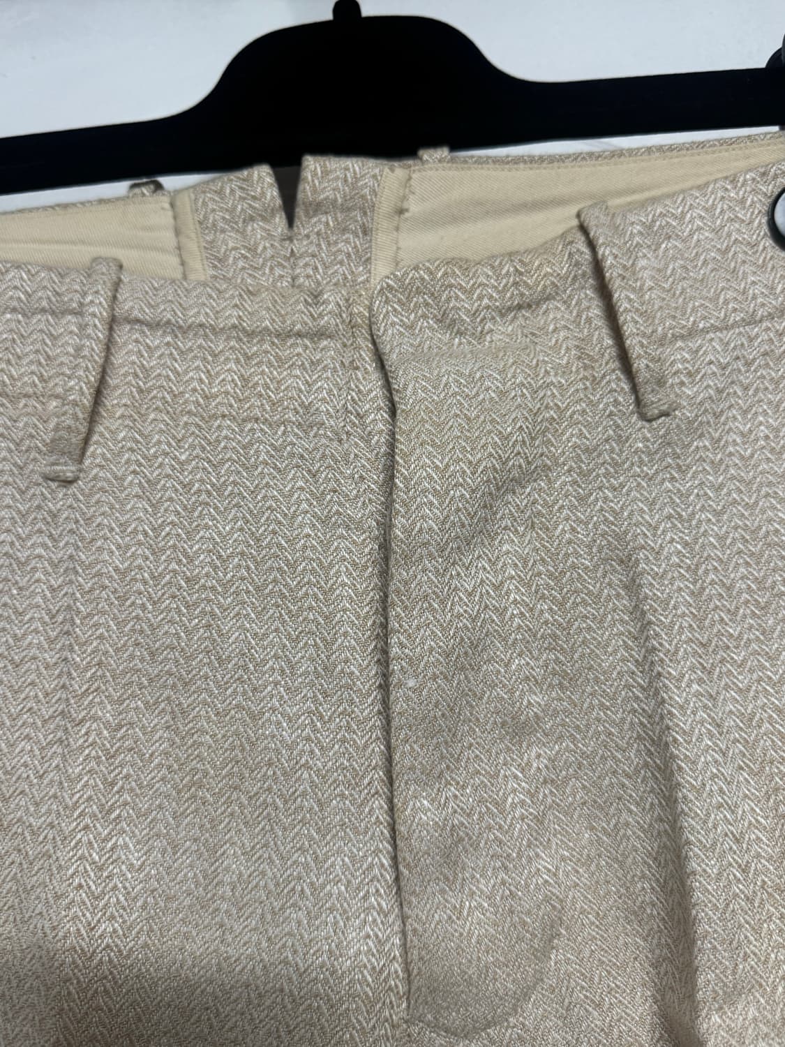 하버색 리넨 트라우저 M 상품이미지3