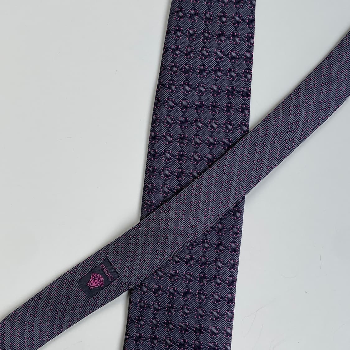 Versace 베르사체 정품 명품 넥타이 상품이미지4