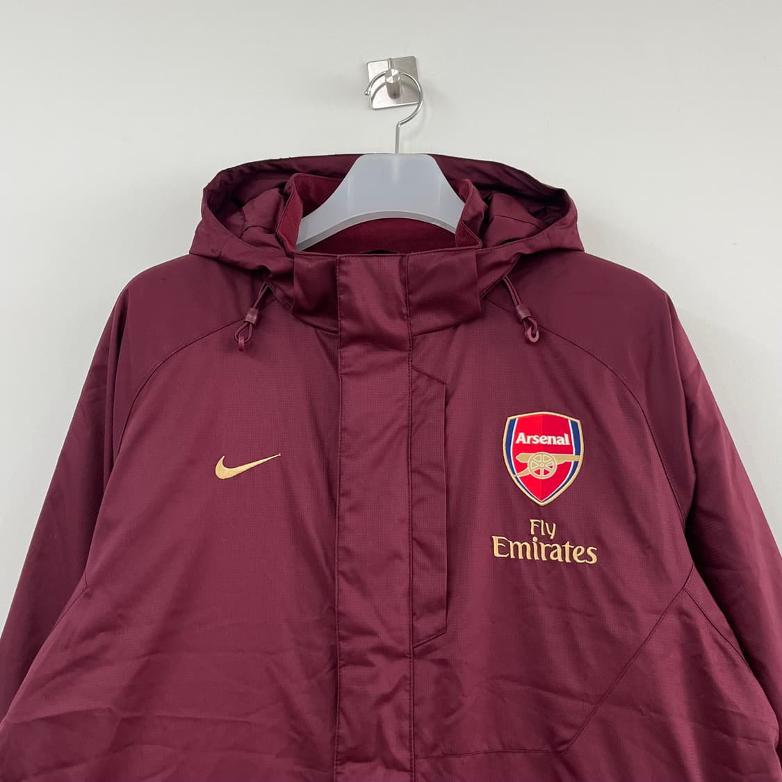 나이키 아스날 07-08 버건디 미드필드 바람막이 자켓 상품이미지4