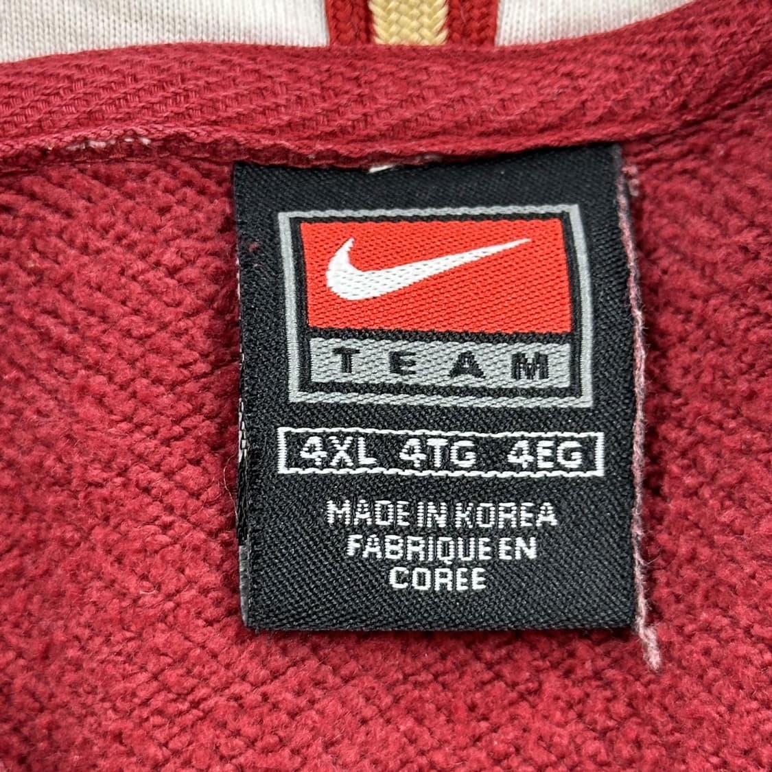 나이키 클리브랜드 올드스쿨 버건디 후드티 (4XL) 상품이미지7