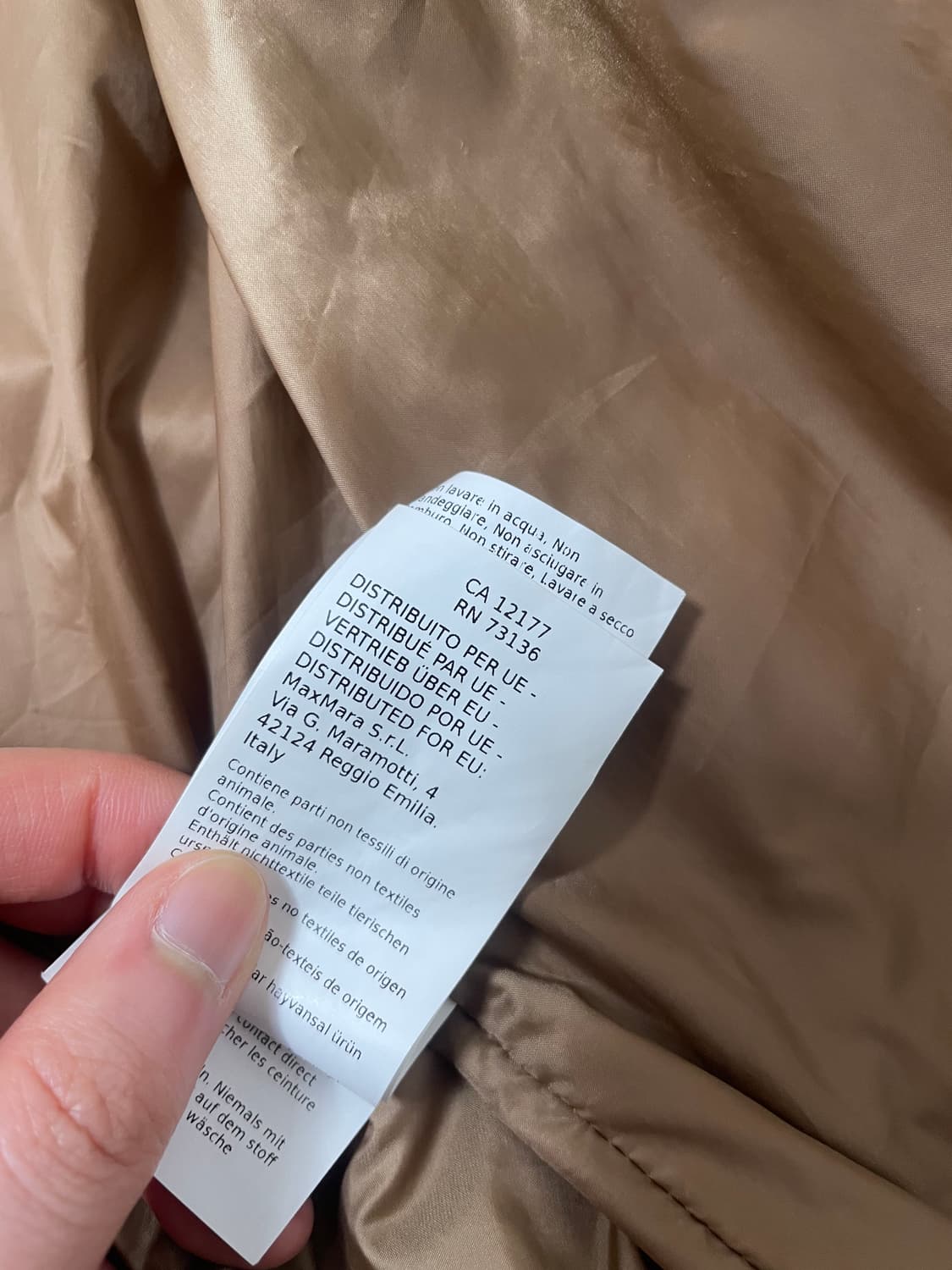 빈티지9. Maxmara 막스마라 그린티 롱 패디드 트렌치 코트 상품이미지6