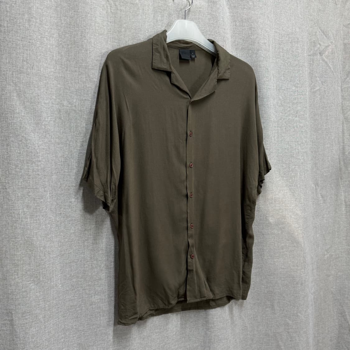 [F] ASOS 아소스 비스코스 오픈카라 반팔 셔츠 상품이미지2