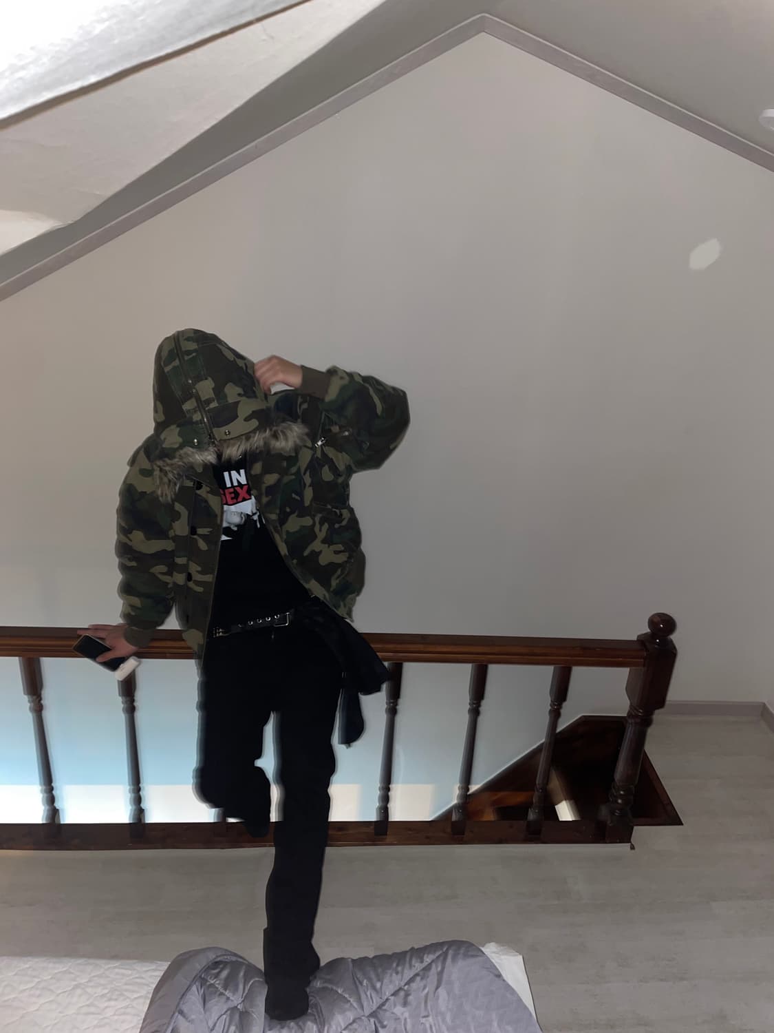 B.access 카모 퍼 자켓 (3size) 상품이미지1