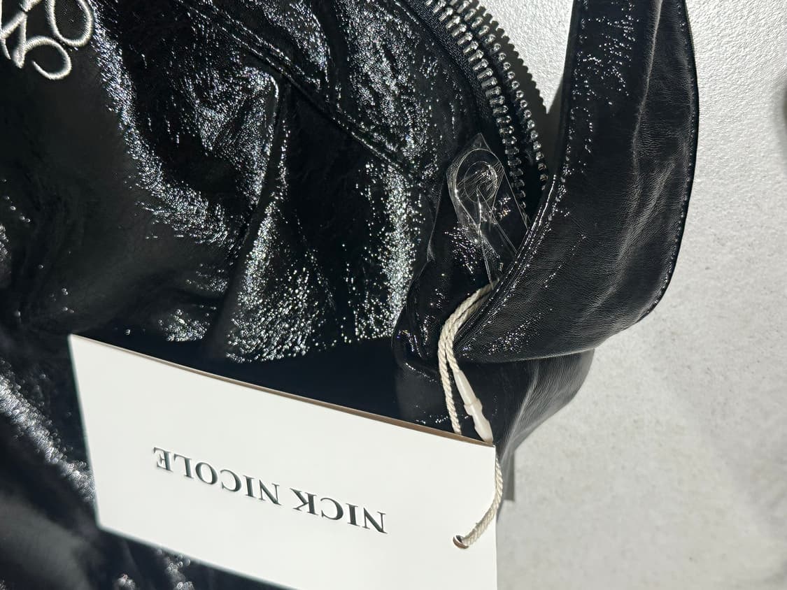 닉앤니콜 블랙 백 새상품 택O 상품이미지3