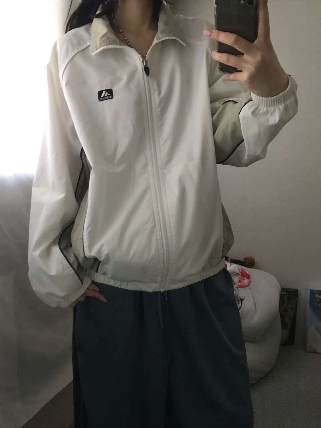 아디다스 90s 화이트 바람막이 상품이미지7