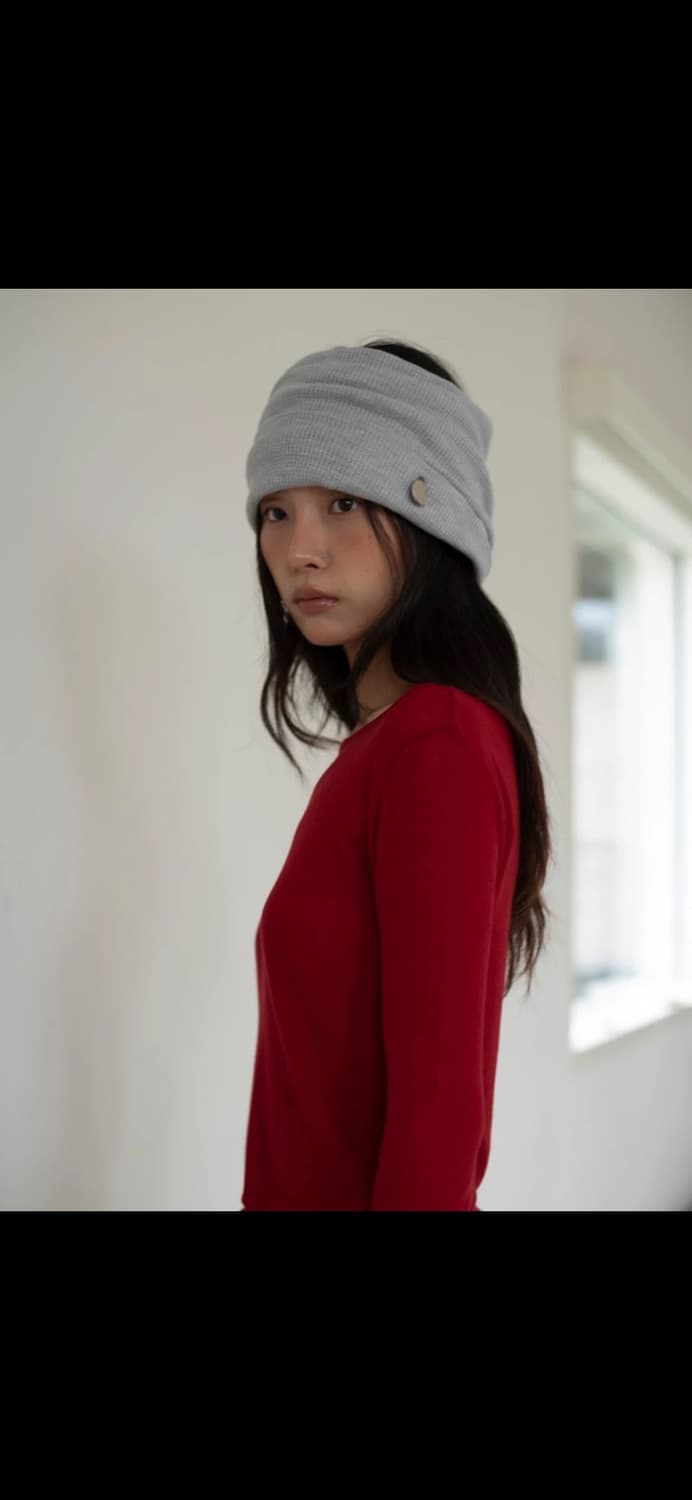 Onska 온스카 헤어밴드 비니 그레이 상품이미지3