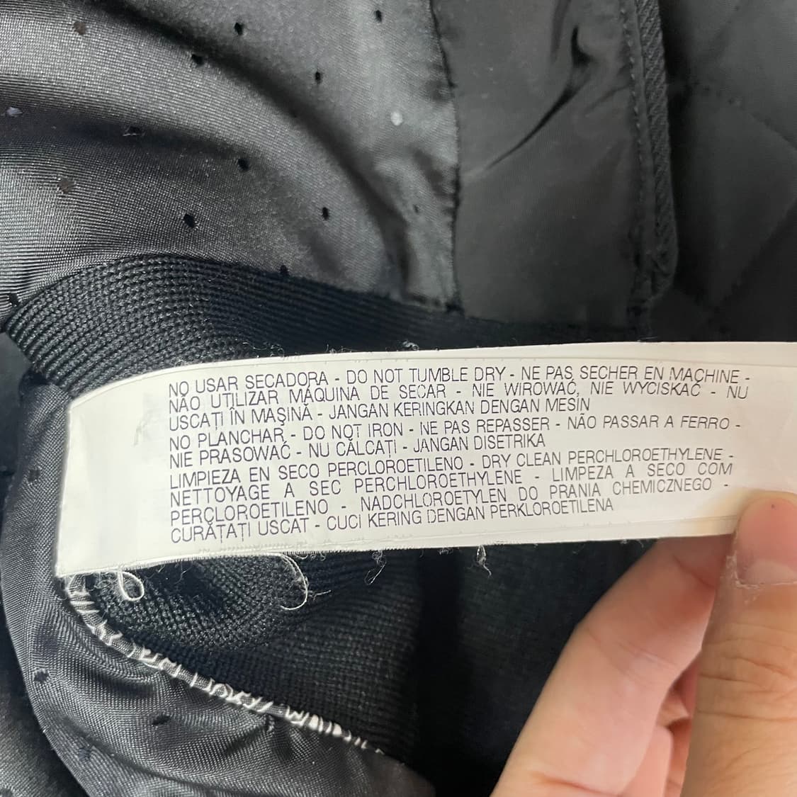 ZARA WOMAN 블랙 퀄팅 자켓 L 상품이미지5