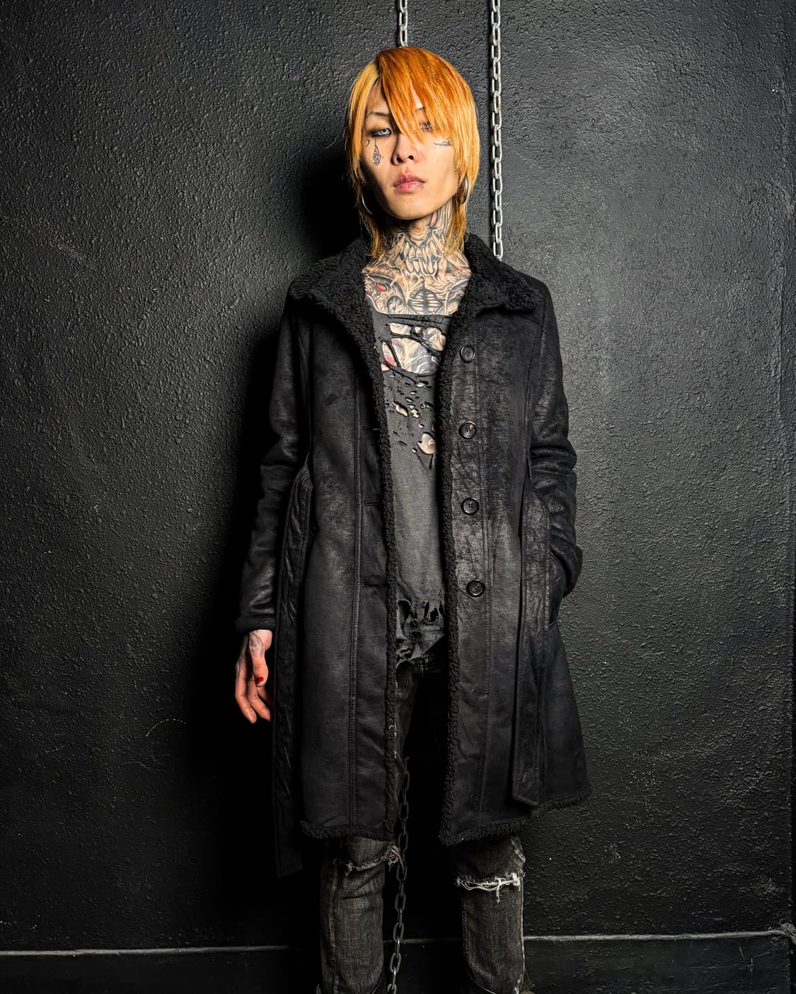 COMME CA DU MODE – Belted Shearling Coat 상품이미지1