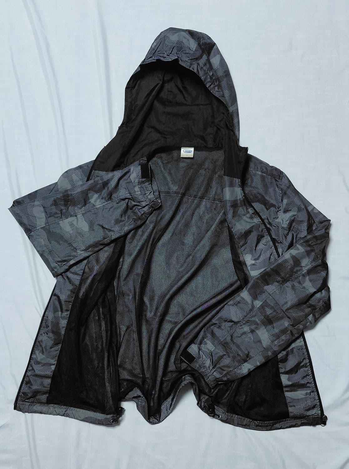 [L] 아웃도어 프로덕츠 카무플라주 메쉬 후드 바람막이 상품이미지7