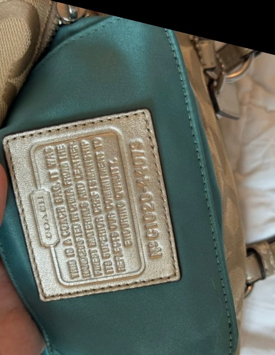 코치 시그니처 숄더백 Y2k 상품이미지4