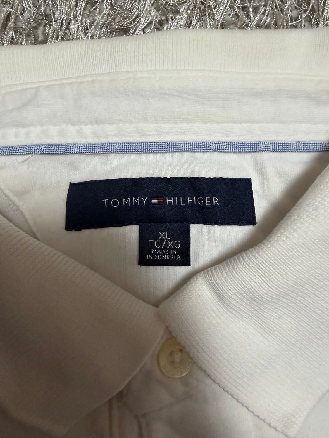 [XL] 타미힐피거 빅사이즈 스트라이프 반팔 카라티 상품이미지3