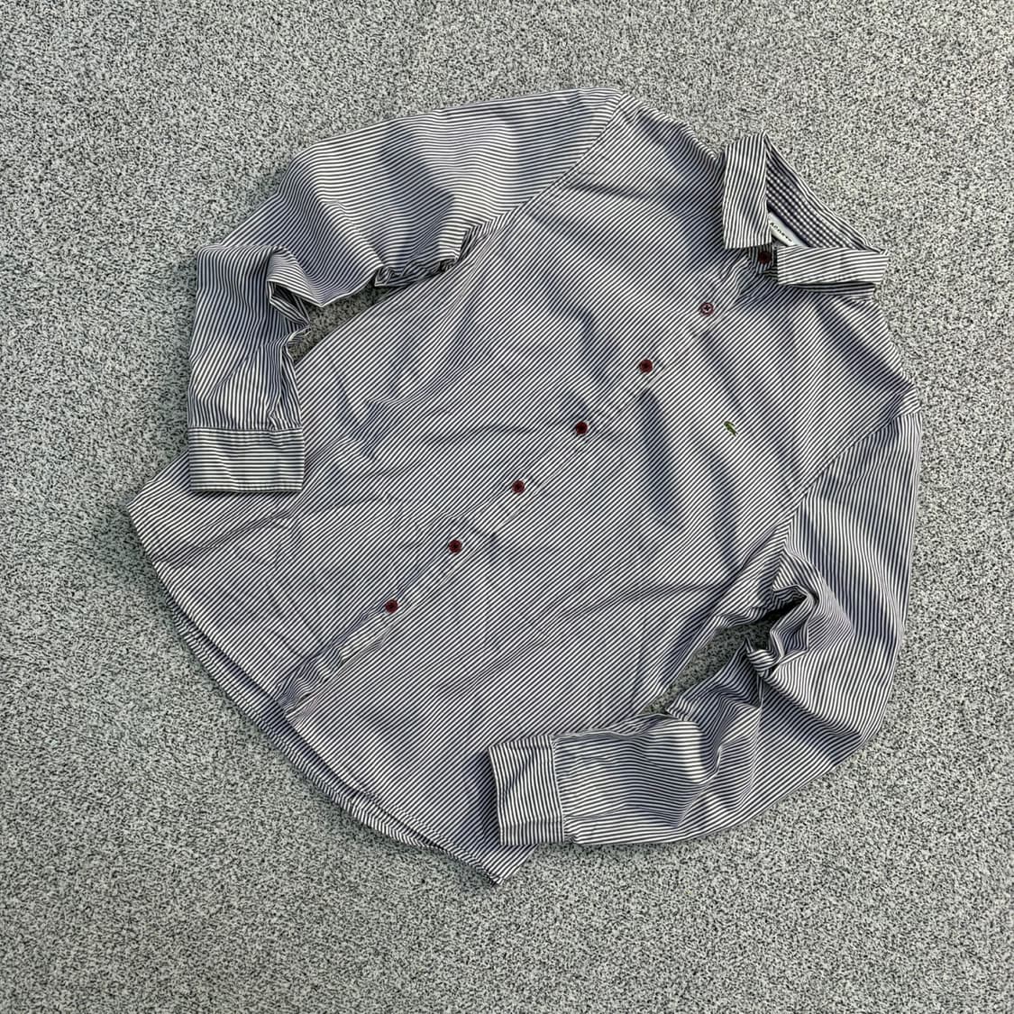 38 라코스테 스트라이프 셔츠 남방 0428J 상품이미지1