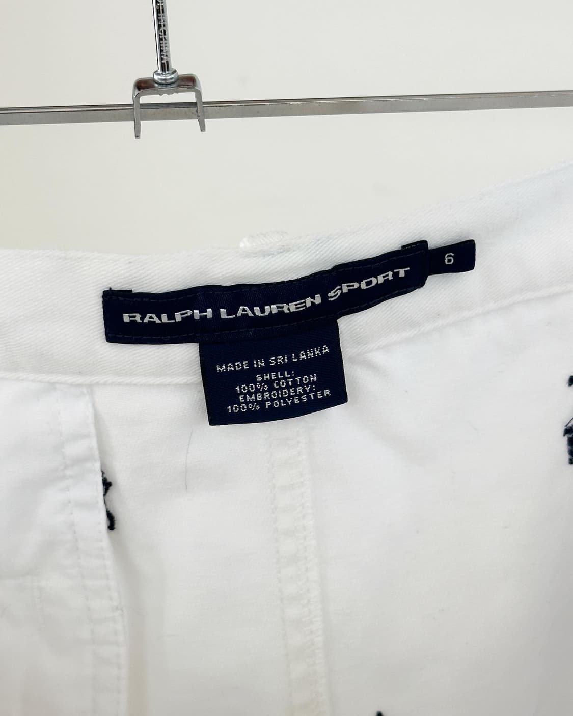 폴로 랄프로렌 포니 패턴 화이트 스커트  상품이미지5