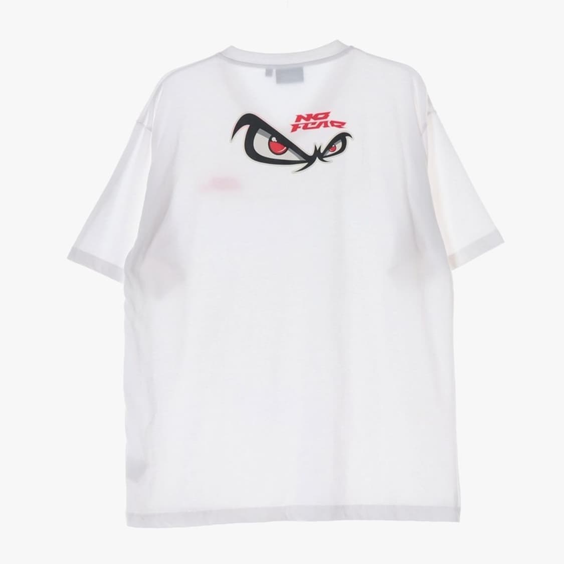 노피어 Y2K 스포티 브이넥 화이트 반팔티 XL 상품이미지2