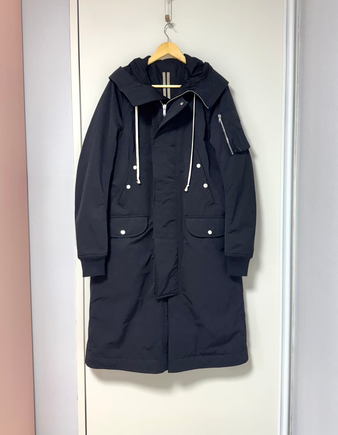 릭오웬스 롱 후드 파카 야상 상품이미지1