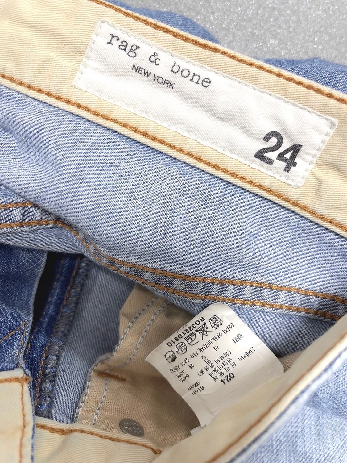 랙앤본 코튼 리오셀 데님 팬츠 상품이미지9