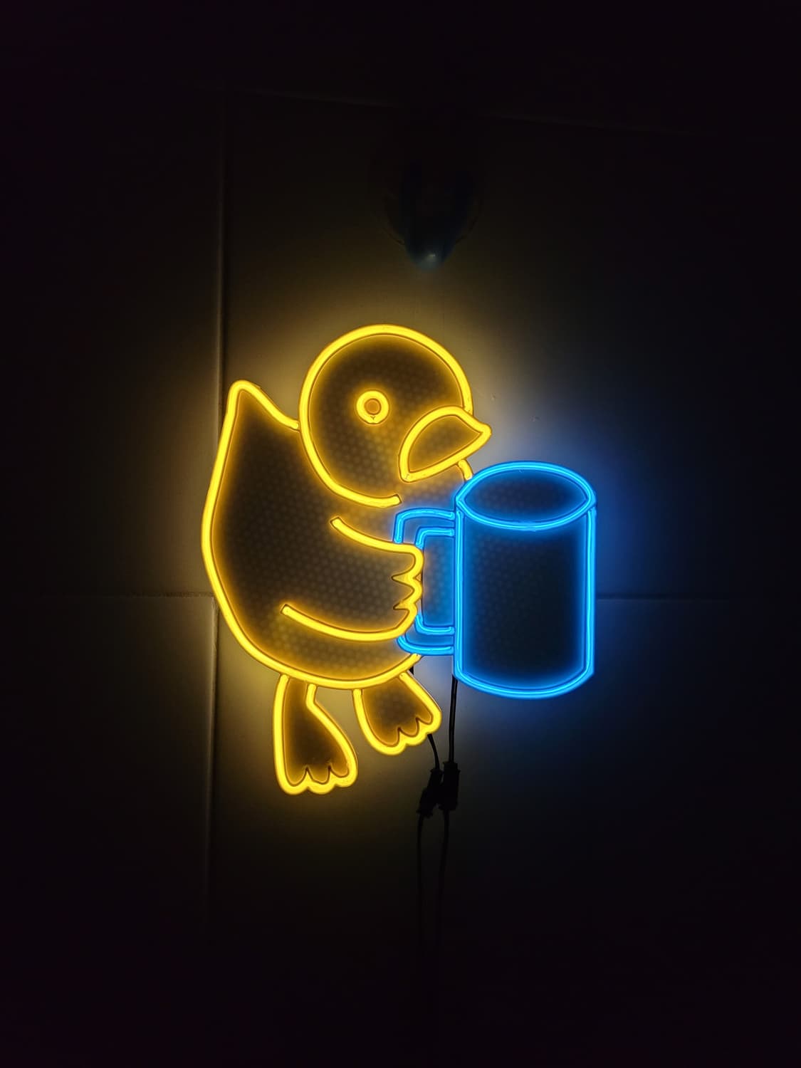 네온사인 오리 컵 맥주 led 램프 조명 무드등 상품이미지3