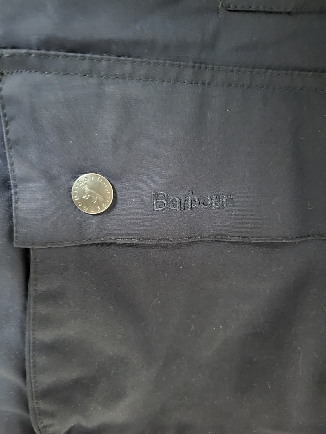 바버 X 메종키츠네 뷰포트 왁스 자켓 인디고(새상품)바버 X 메종키츠네  상품이미지2