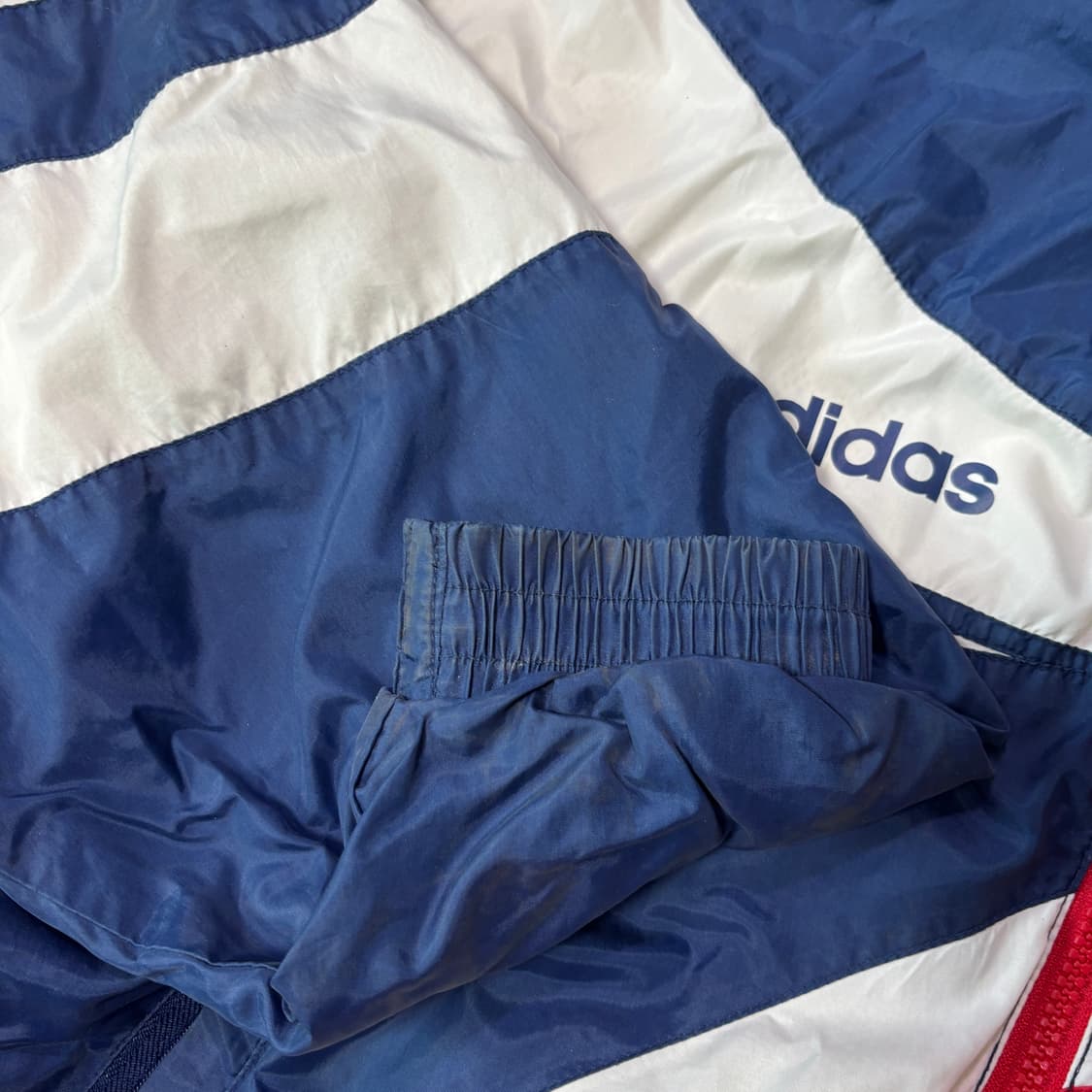 아디다스 90s 올드스쿨 배색 바람막이 자켓 (100) 상품이미지5
