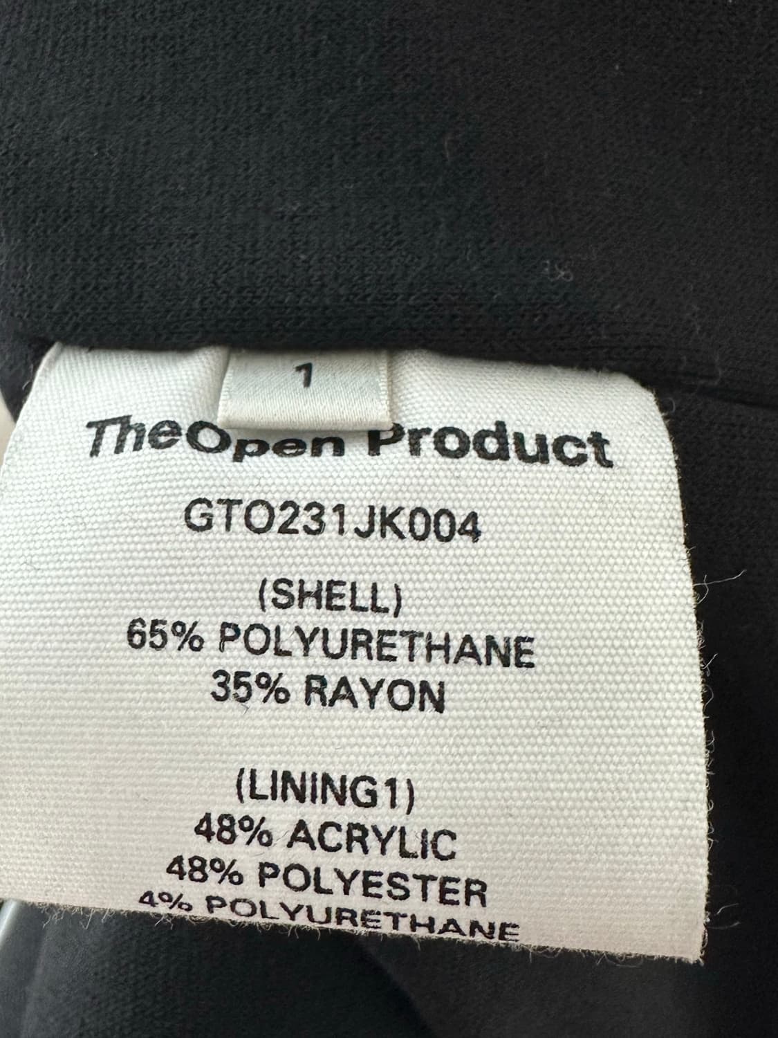 더오픈프로덕트 오픈와이와이 에코레더프린트자켓 상품이미지4