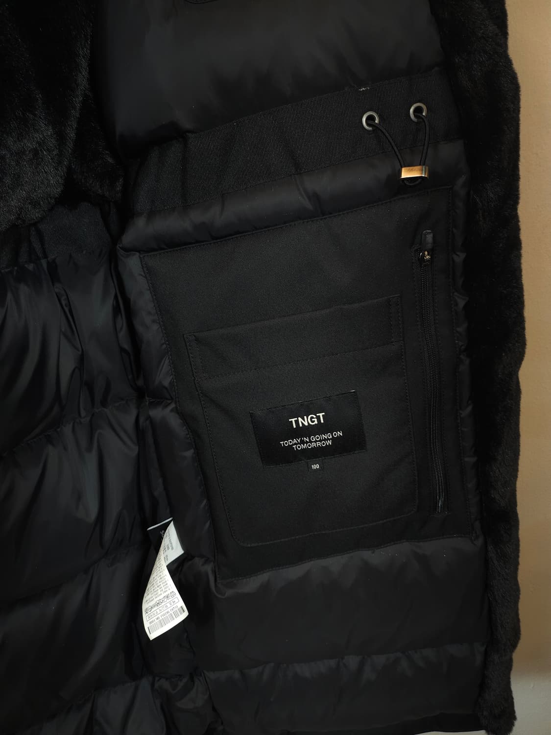 TNGT 사가폭스 프리미엄구스다운 롱패딩 100 L 새제품 상품이미지5