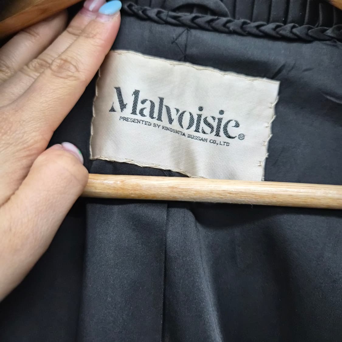 밍크 모피 자켓 블랙 여성 M 상품이미지5