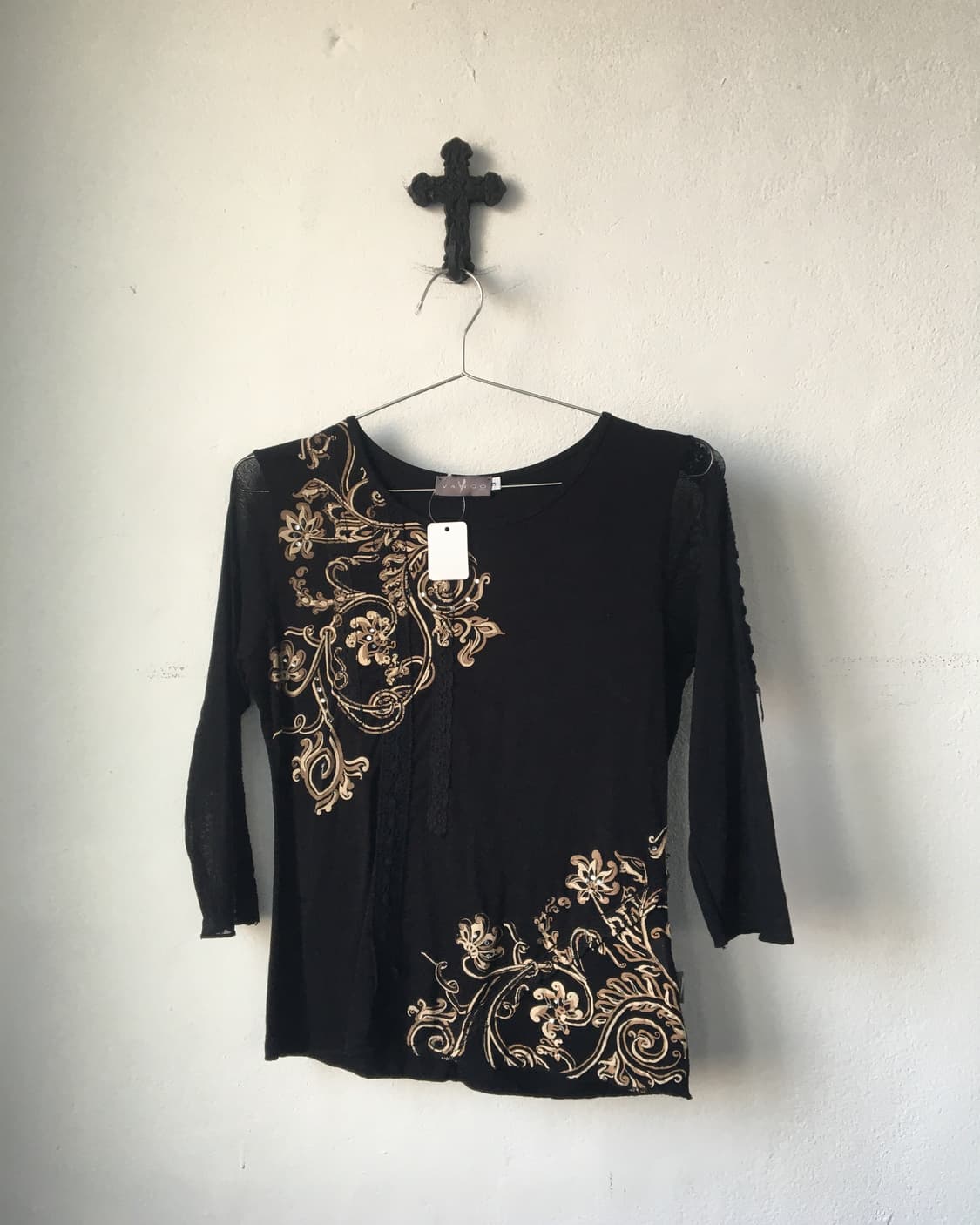 Printing point mesh top 상품이미지1