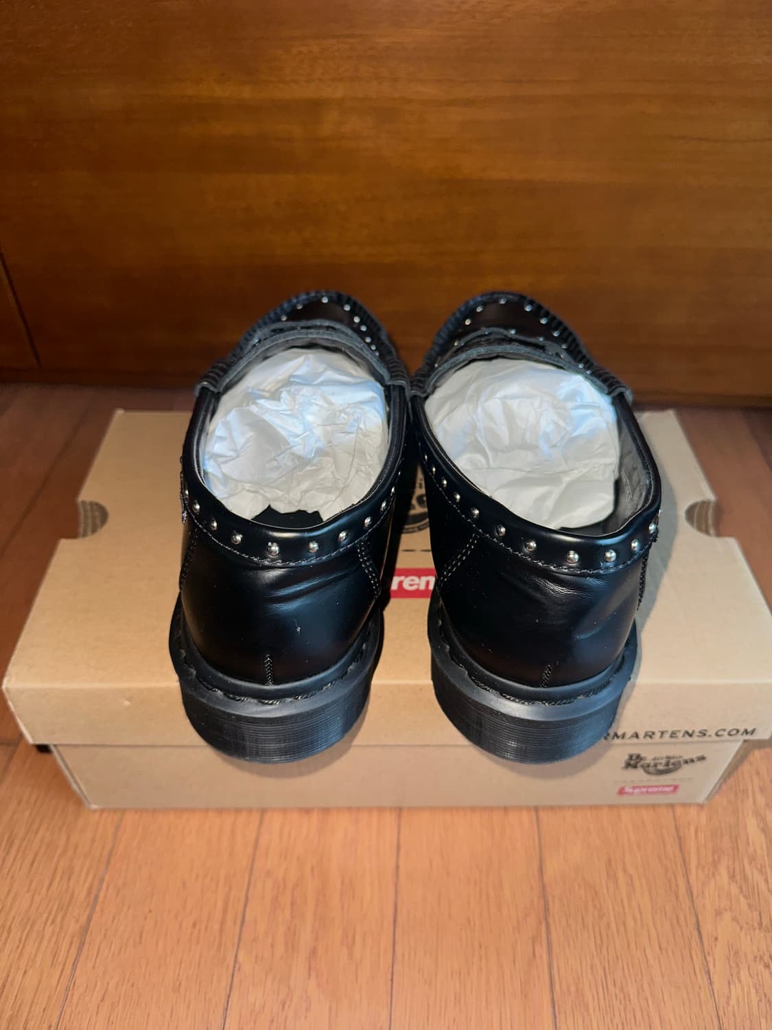 [280] 슈프림 닥터마틴 스터드 펜톤 로퍼 블랙 상품이미지4