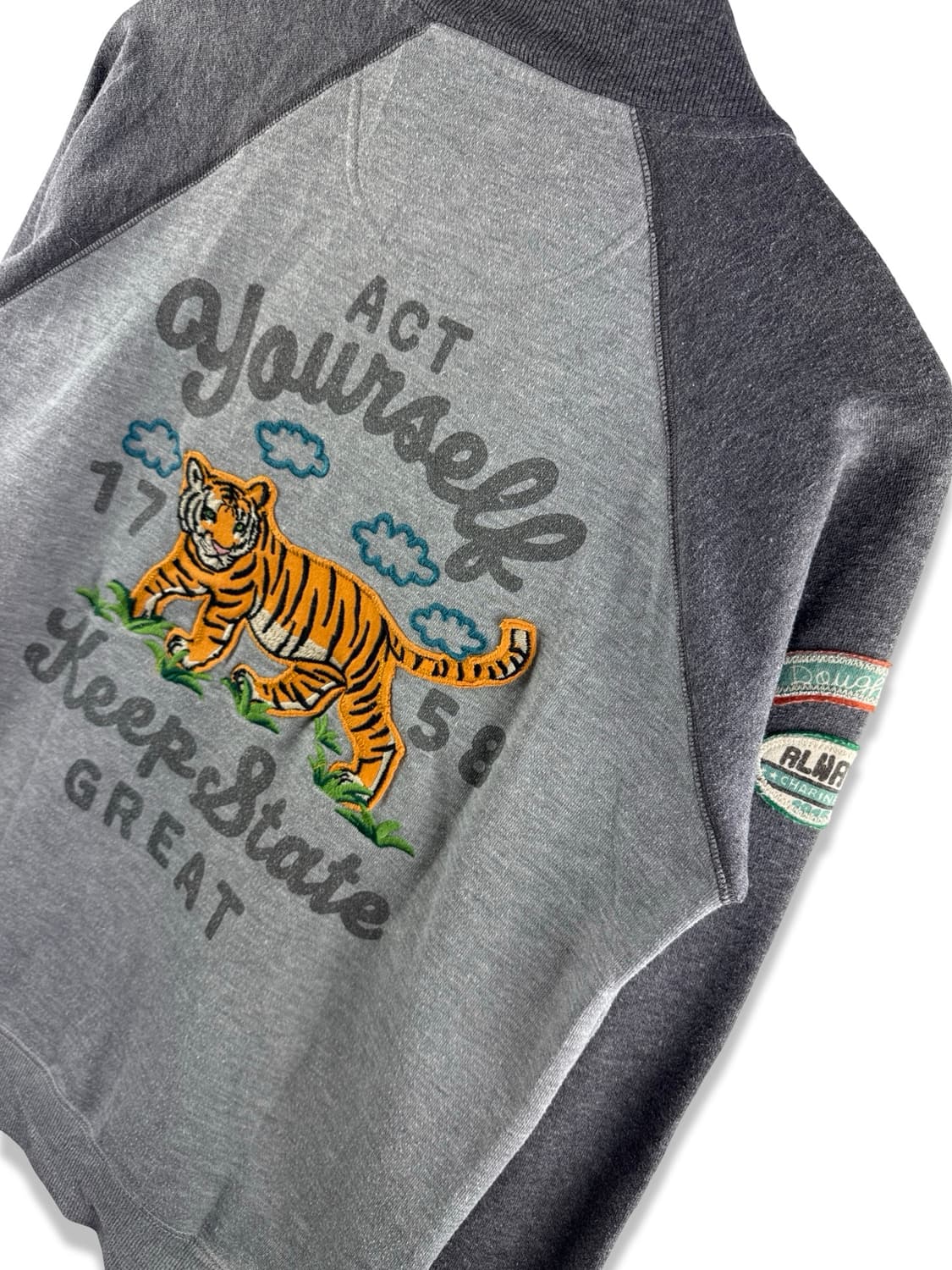 JPN 키치 호랑이 나그랑 코튼져지2462 상품이미지5