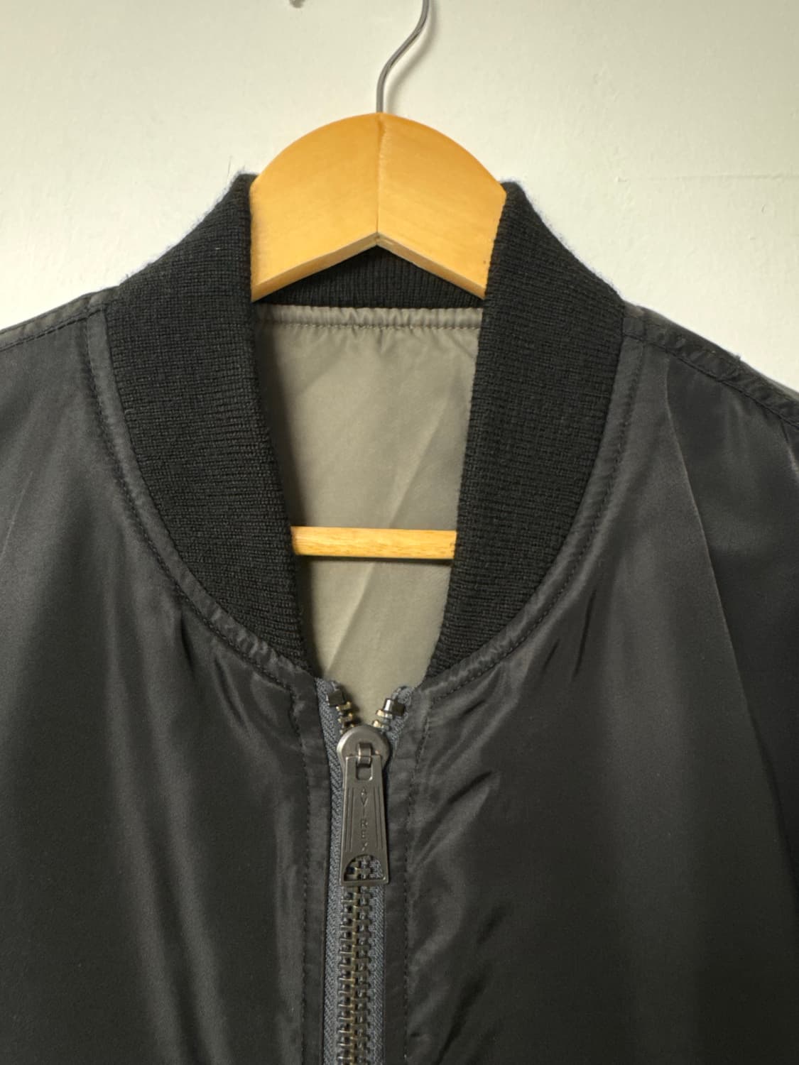 avirex 아비렉스 리버시블 빈티지 MA1 플라이트자켓 항공점퍼 M 상품이미지4