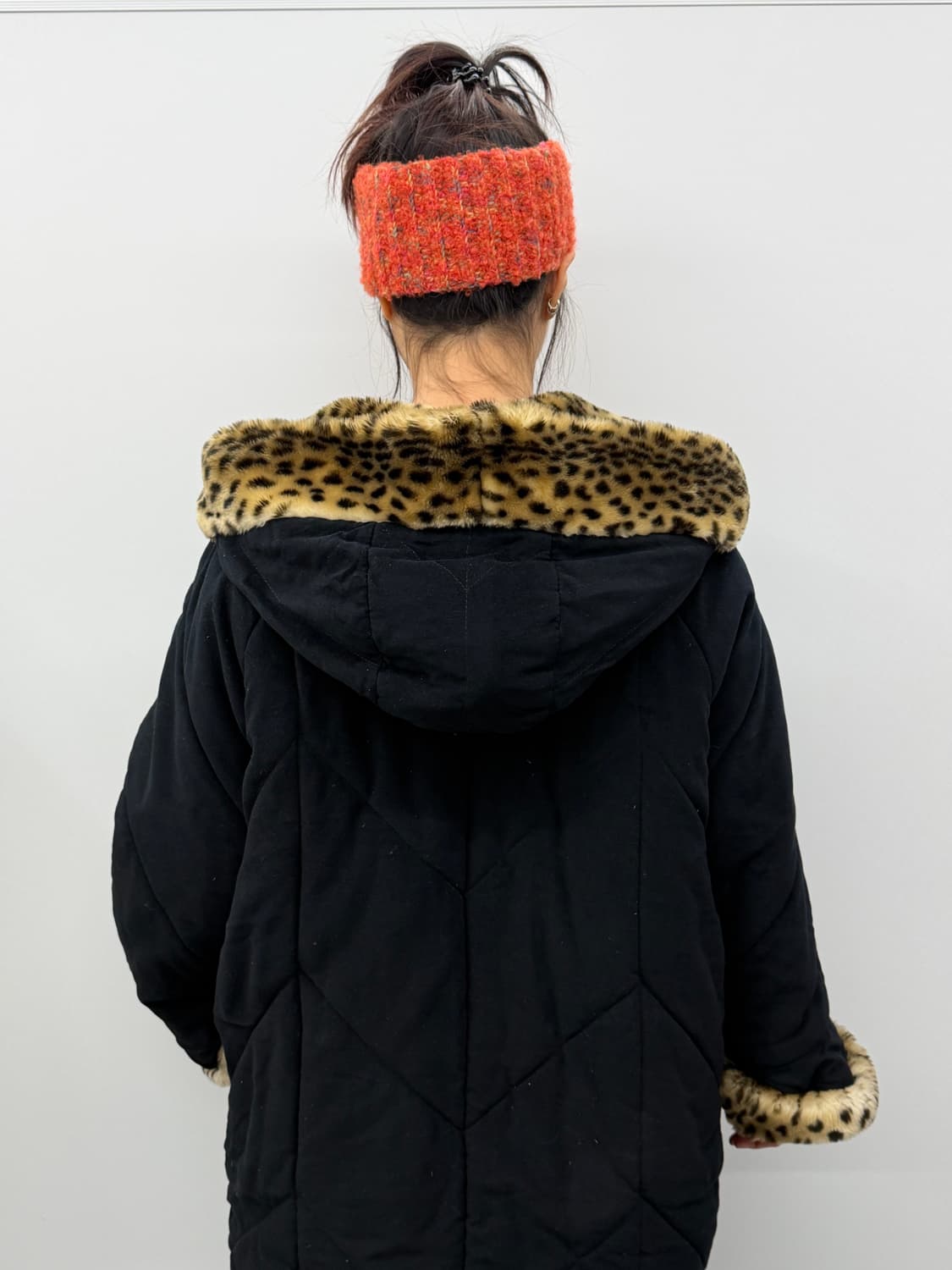 Sportmax Leopard Trim Puffer 상품이미지2