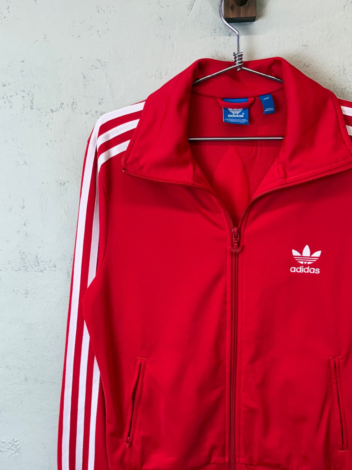 아디다스 파이어버드 레드 빅로고 트랙탑 져지 상품이미지7