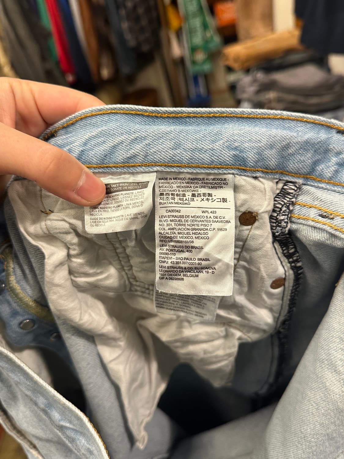 리바이스 501 W34 L30 상품이미지3