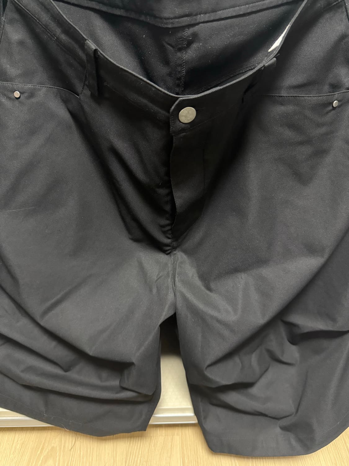 논노드 알파인 카펜터 쇼츠 블랙 3사이즈 상품이미지2