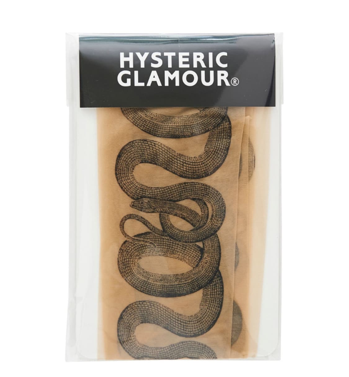 히스테릭글래머 스타킹 스네이크 블랙 상품이미지1