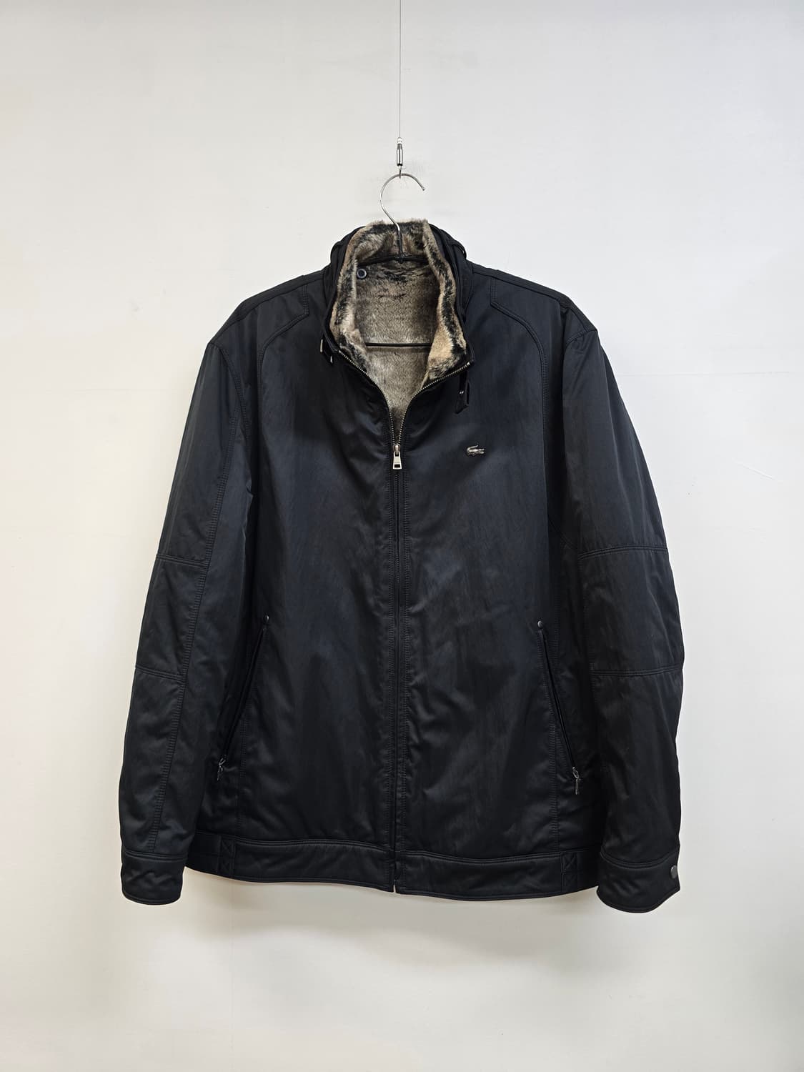 라코스테 안감털기모 블루종 집업자켓 상품이미지2