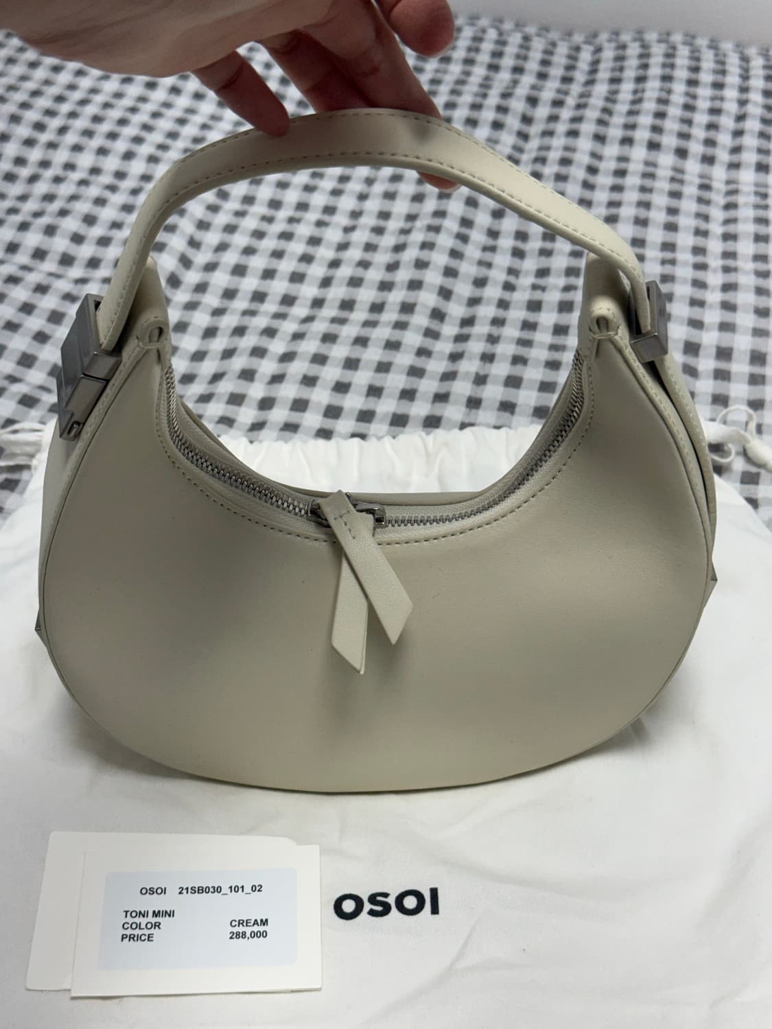 오소이 토니 미니백 크림 toni mini bag cream 상품이미지7