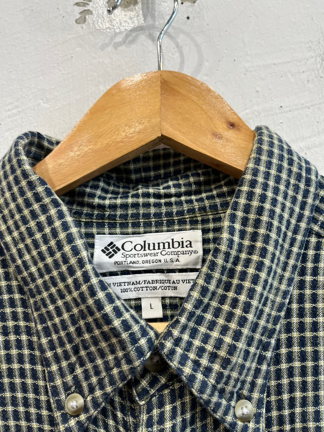 COLUMBIA 시어서커 체크 반팔 셔츠  상품이미지3