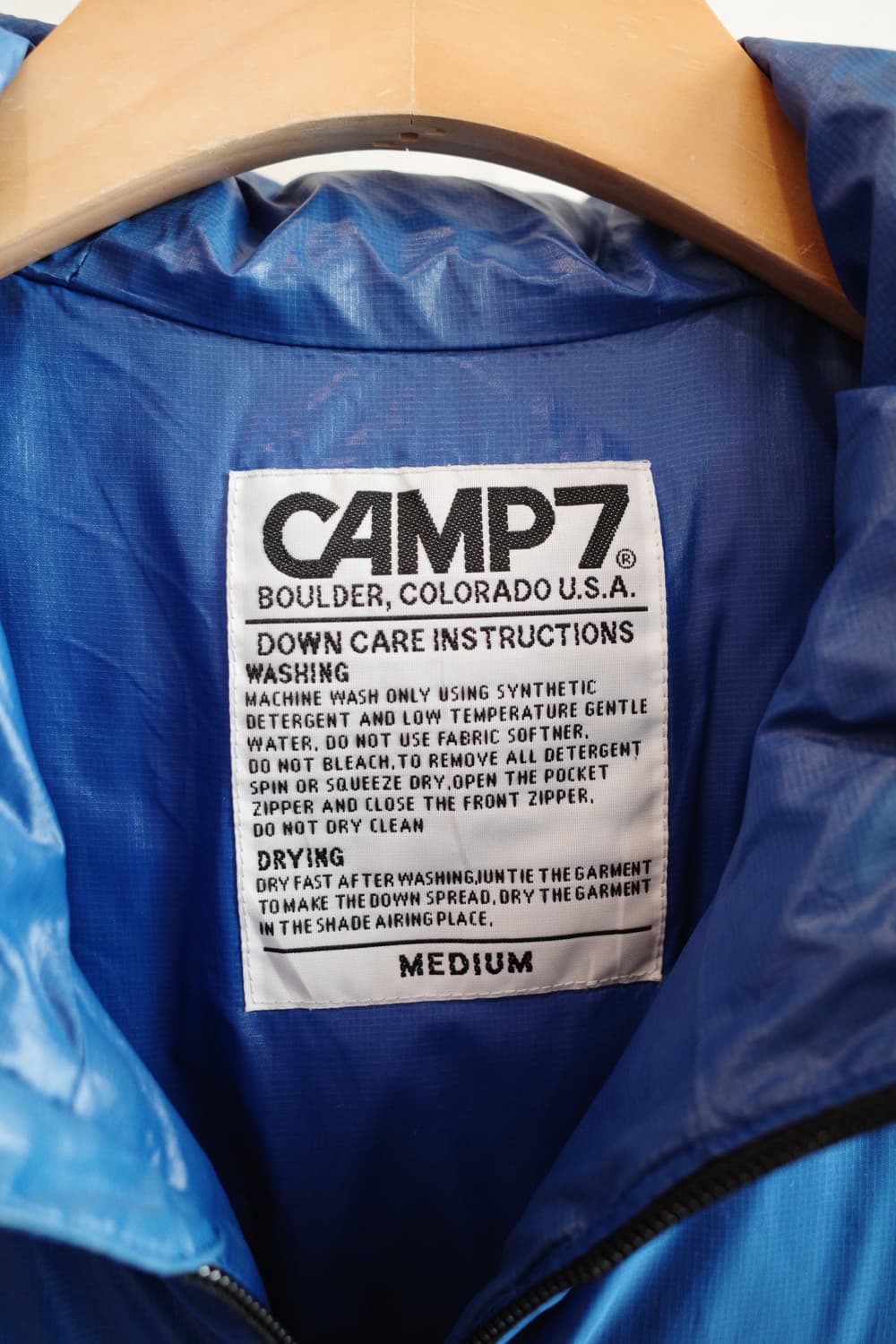 CAMP7 집업 다운 패딩  상품이미지3