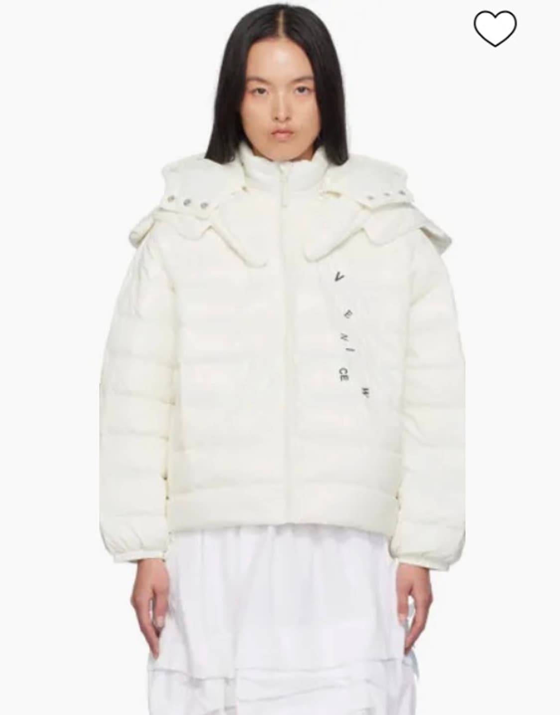 VeniceW 베니스더블유 윙스 푸퍼 화이트 새제품 상품이미지1