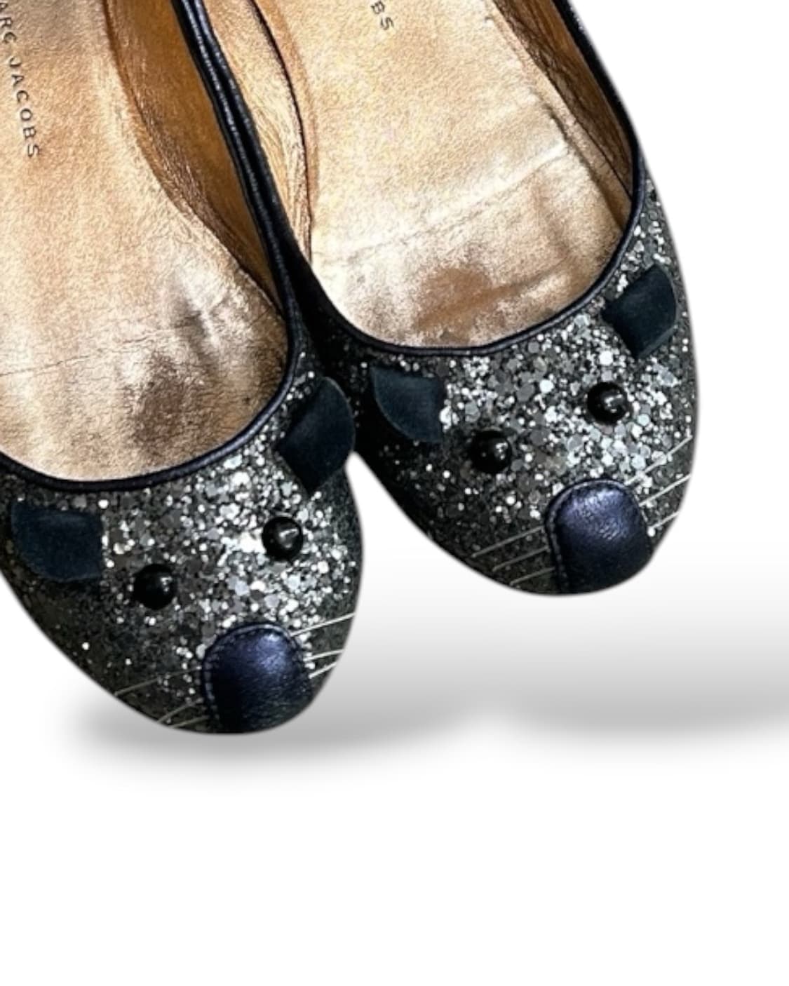 (rare) Marc by Marc Jacobs 글리터 마우스 플랫 슈즈 상품이미지1