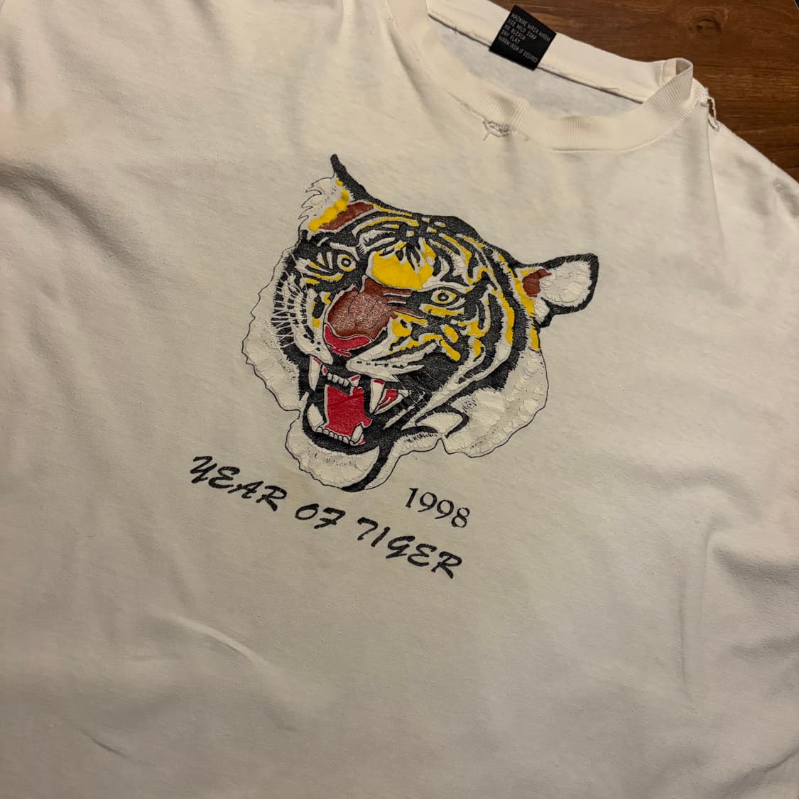 90s "Year of the tiger" 싱글스티치 티셔츠 상품이미지2